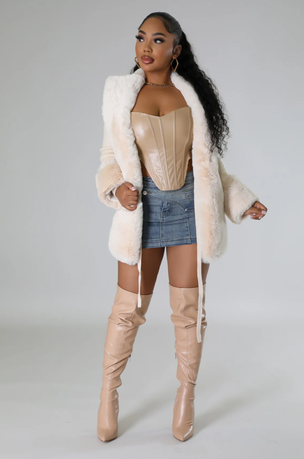 Luxe Teddy Bear Cardigan
