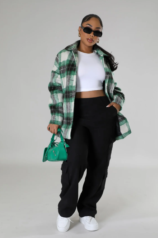 Emerald Ivy Plaid Jacket