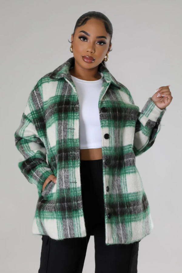 Emerald Ivy Plaid Jacket