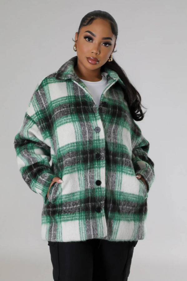 Emerald Ivy Plaid Jacket