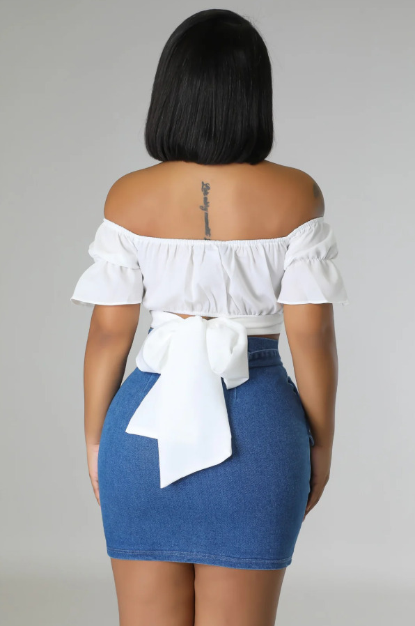 Ashen Aura Crop Top