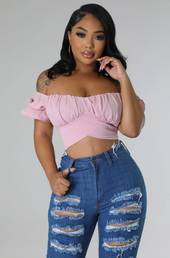 Ashen Aura Crop Top