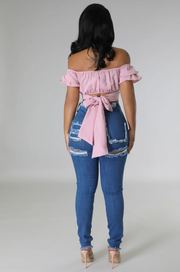 Ashen Aura Crop Top