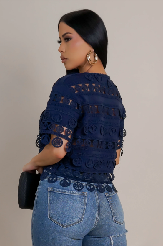 Obsidian Blue Top