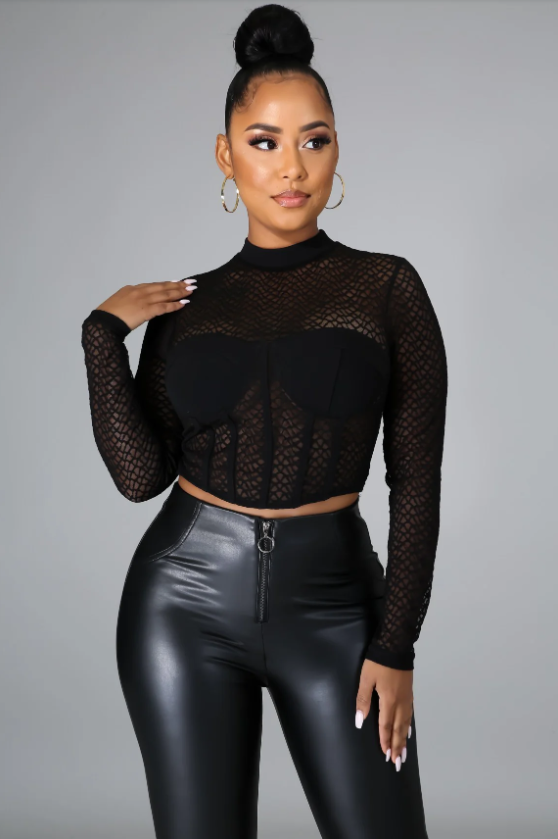Noir Drift Top