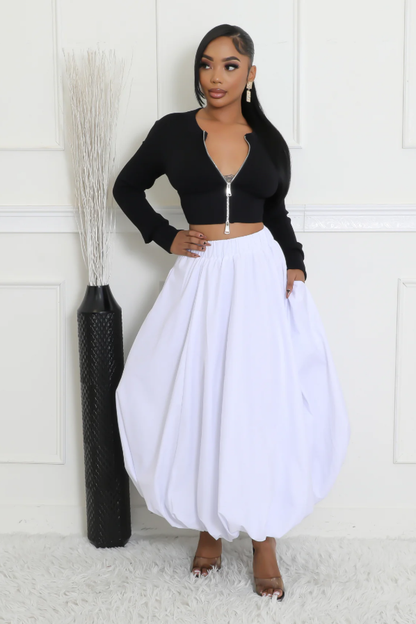 Ivory Bloom Skirt