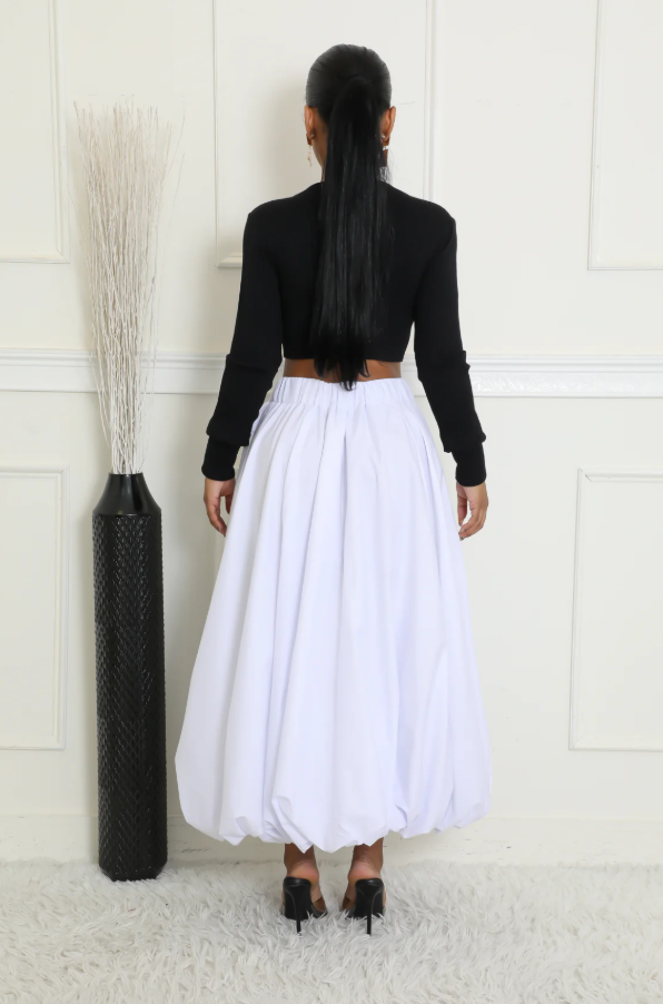 Ivory Bloom Skirt