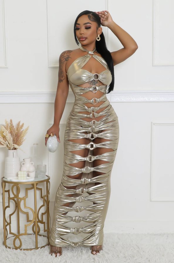 Golden Hour Goddess Dress