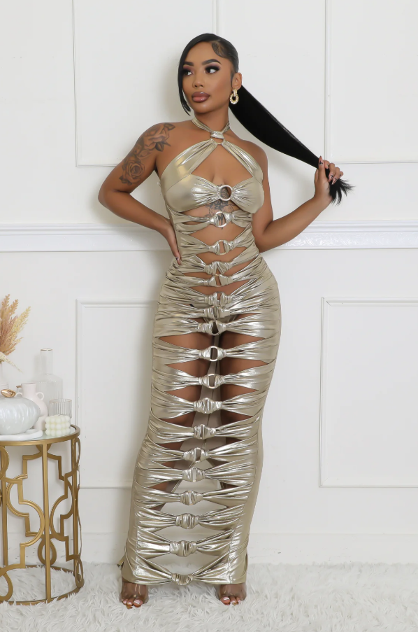Golden Hour Goddess Dress