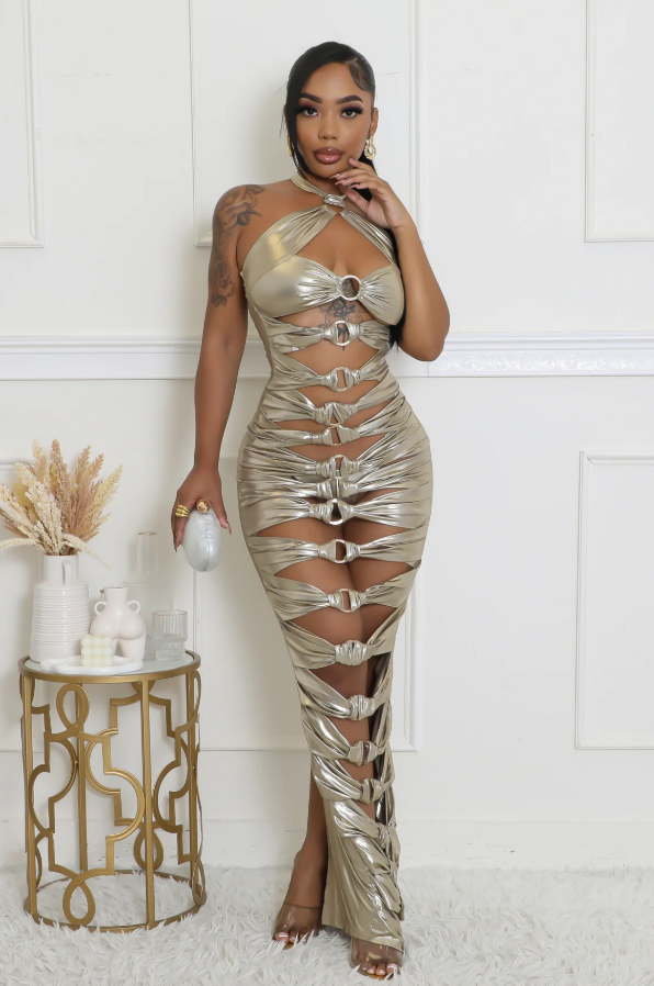 Golden Hour Goddess Dress
