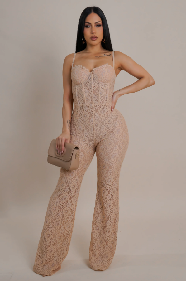 Nude Enchantress Jumpsuit