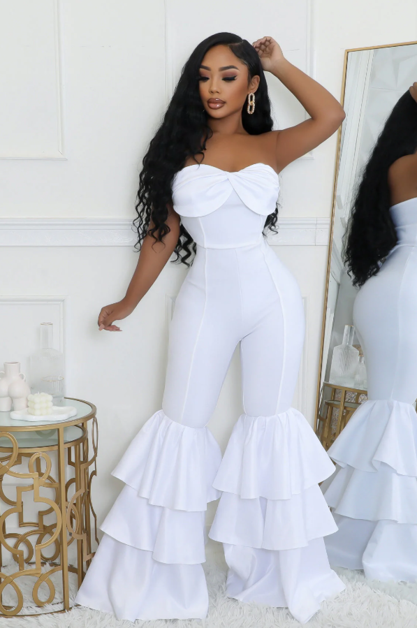 Snow Petal Jumpsuit