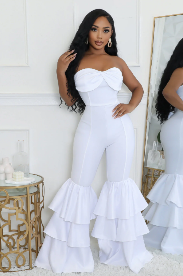 Snow Petal Jumpsuit