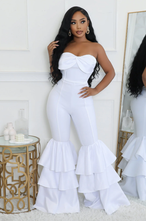 Snow Petal Jumpsuit