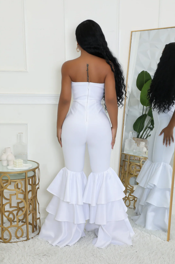 Snow Petal Jumpsuit